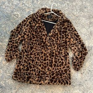 NEW Cheetah Print Coat